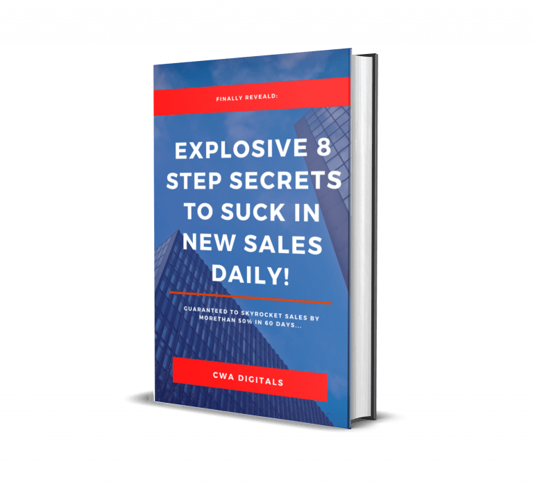 Explosive 8 step secrets to suck in new sales